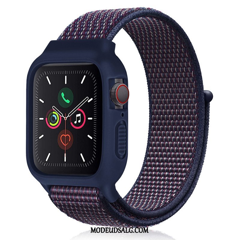 Apple Watch Series 1 Etui Sport Blå Trend Nylon Silikone