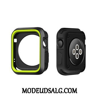 Apple Watch Series 2 Etui Cover Beskyttelse Grøn Bicolored Hvid