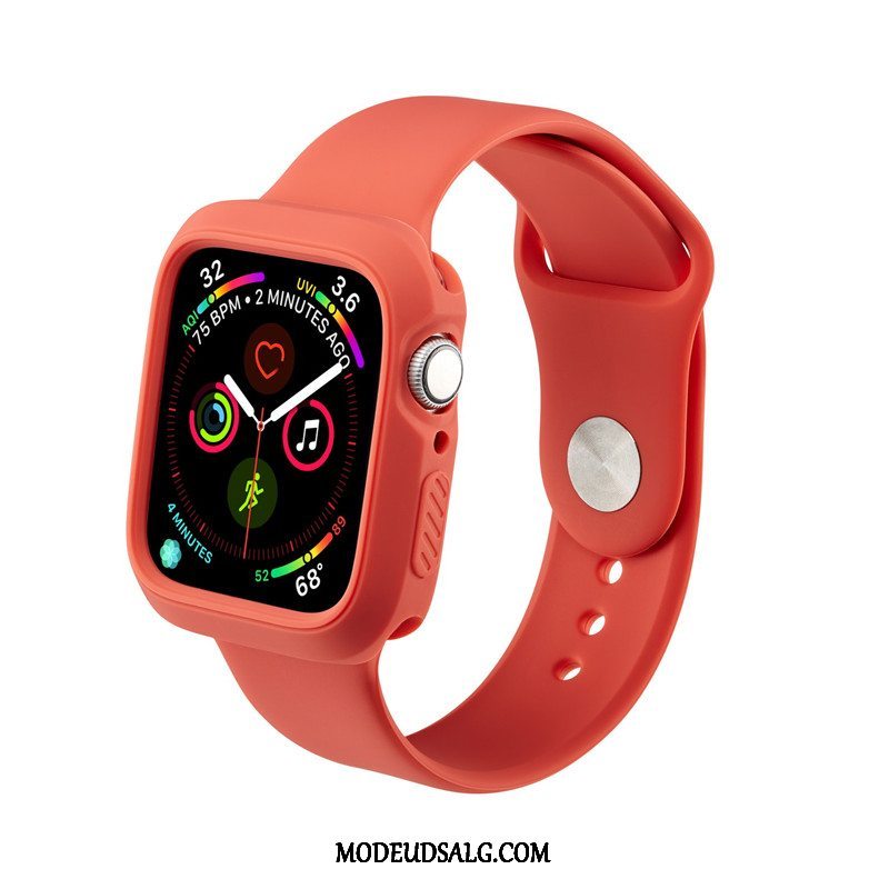 Apple Watch Series 4 Etui / Cover Alt Inklusive Vandtætte Sport Beskyttelse Rød