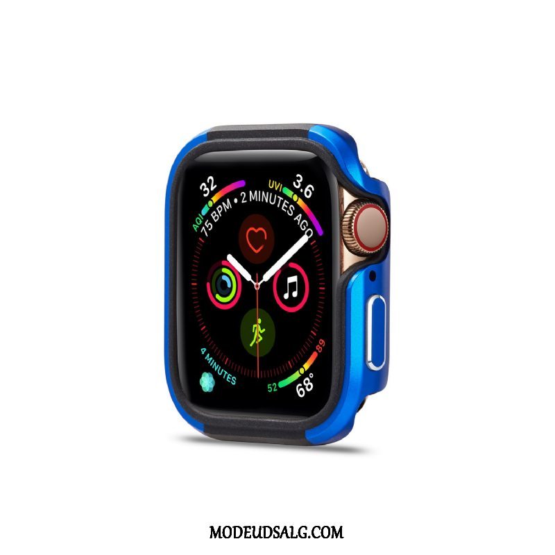 Apple Watch Series 4 Etui Pu Ny Legering Cover Metal