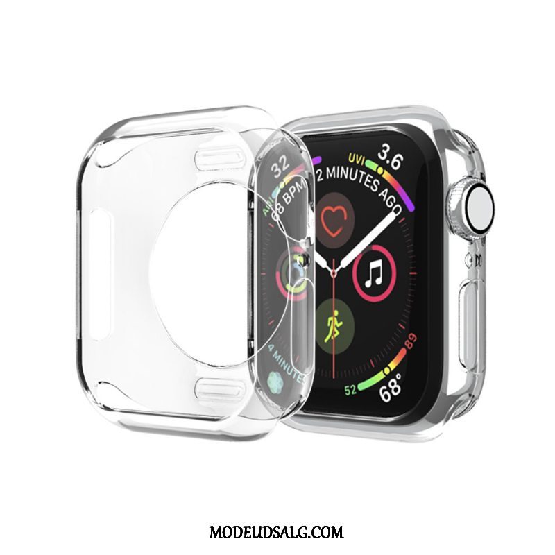 Apple Watch Series 5 Etui Beskyttelse Guld Tasker Blød Silikone