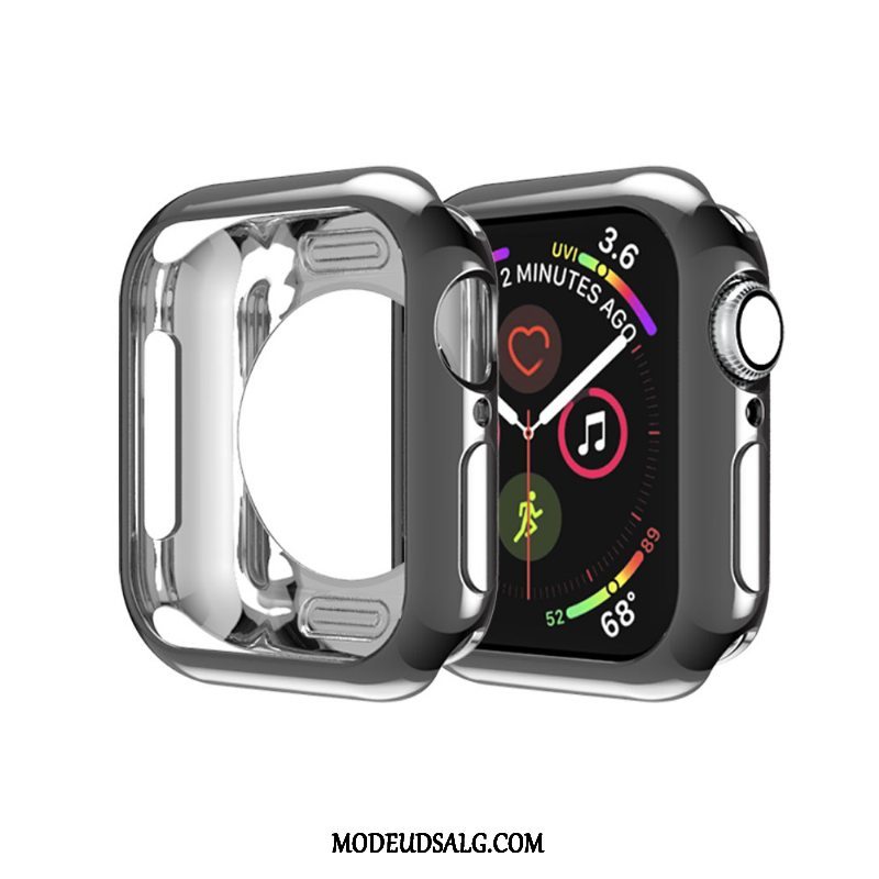 Apple Watch Series 5 Etui Beskyttelse Guld Tasker Blød Silikone