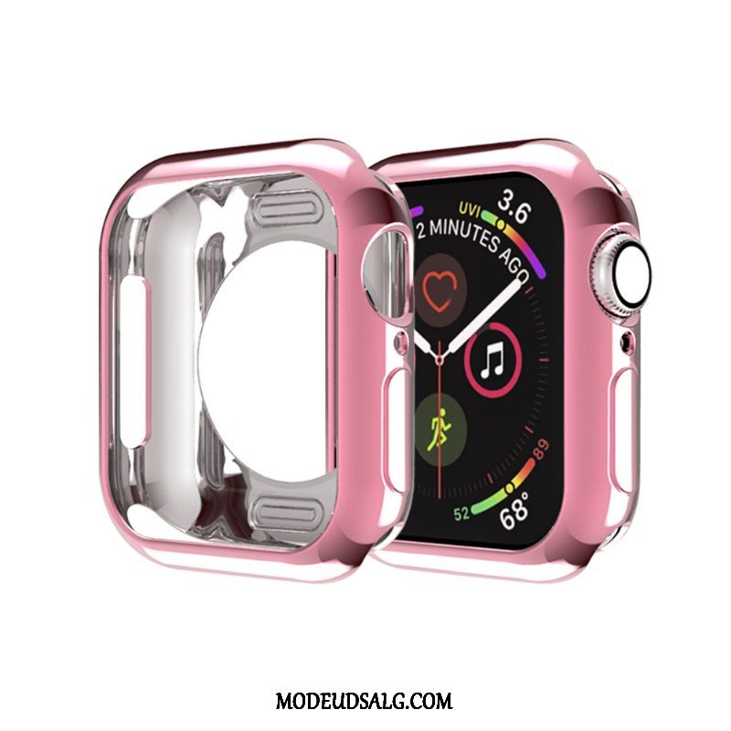 Apple Watch Series 5 Etui Beskyttelse Guld Tasker Blød Silikone