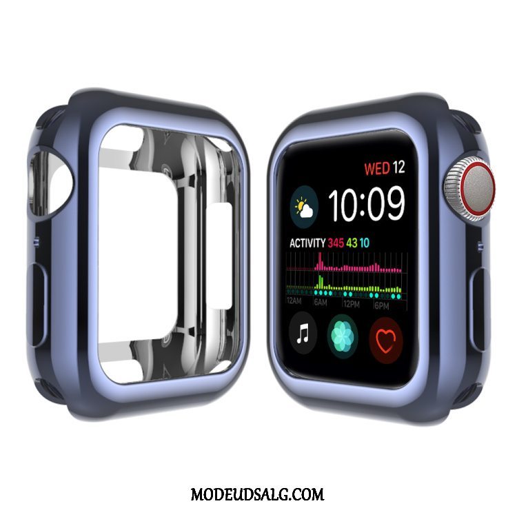 Apple Watch Series 5 Etui Pu Hemming Belægning Blød Beskyttelse