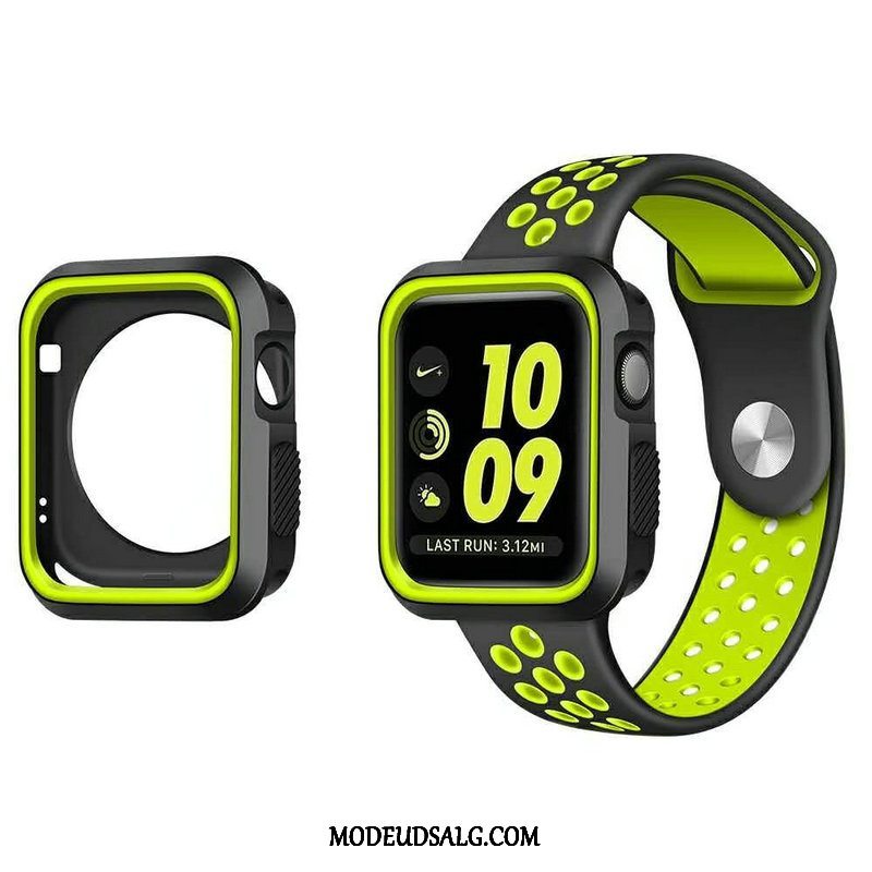 Apple Watch Series 5 Etui Sport Beskyttelse Silikone Cover Hvid