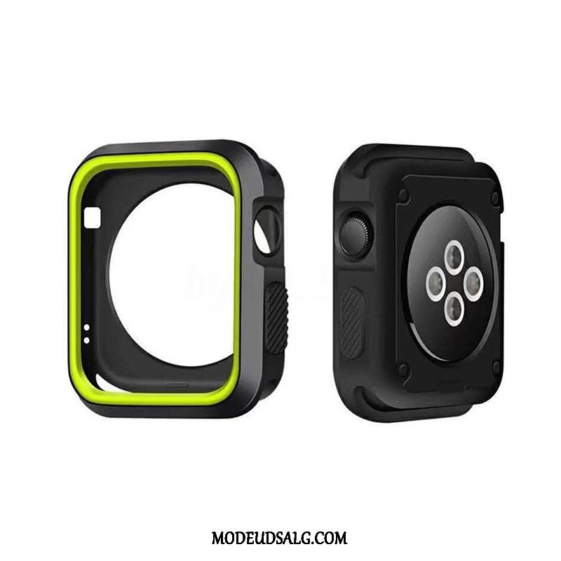 Apple Watch Series 5 Etui Tilbehør Blød Silikone Cover Hvid