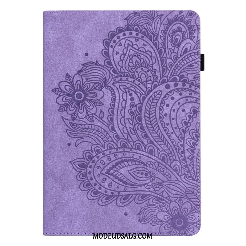 Case Samsung Galaxy Tab S9 Fe Telefon Etui Blomstermønster