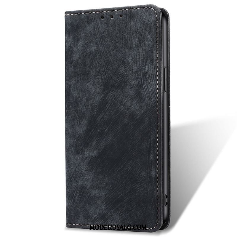 Cover Huawei Mate 50 Pro Flip Cover Retro Imiteret Læder