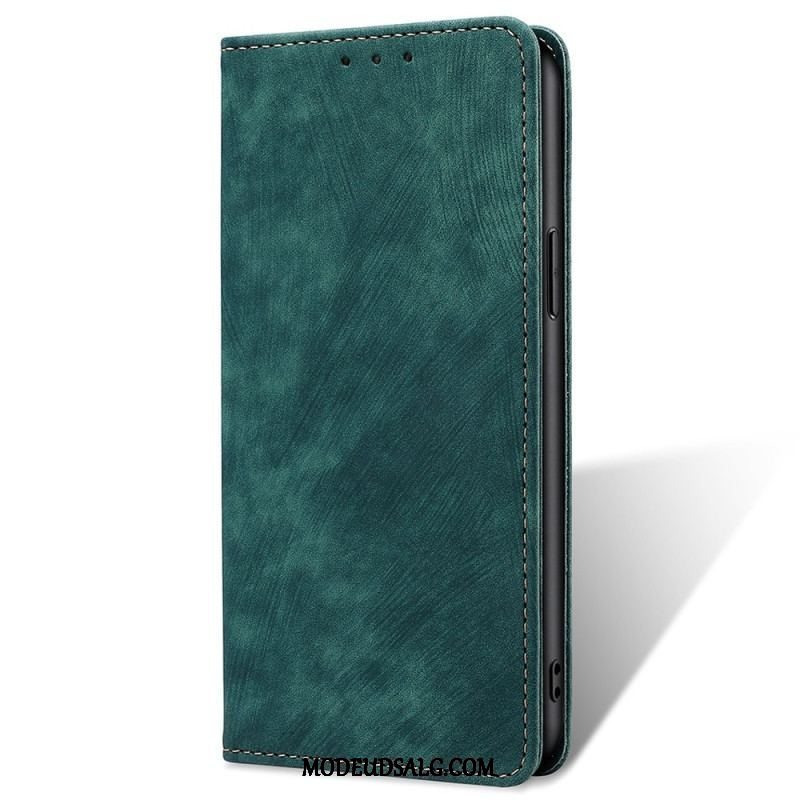 Cover Huawei Mate 50 Pro Flip Cover Retro Imiteret Læder