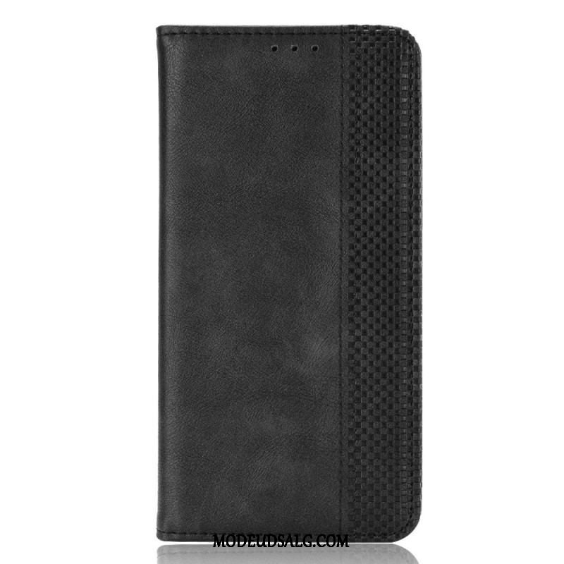 Cover Huawei Mate 50 Pro Flip Cover Vintage Læder Stil