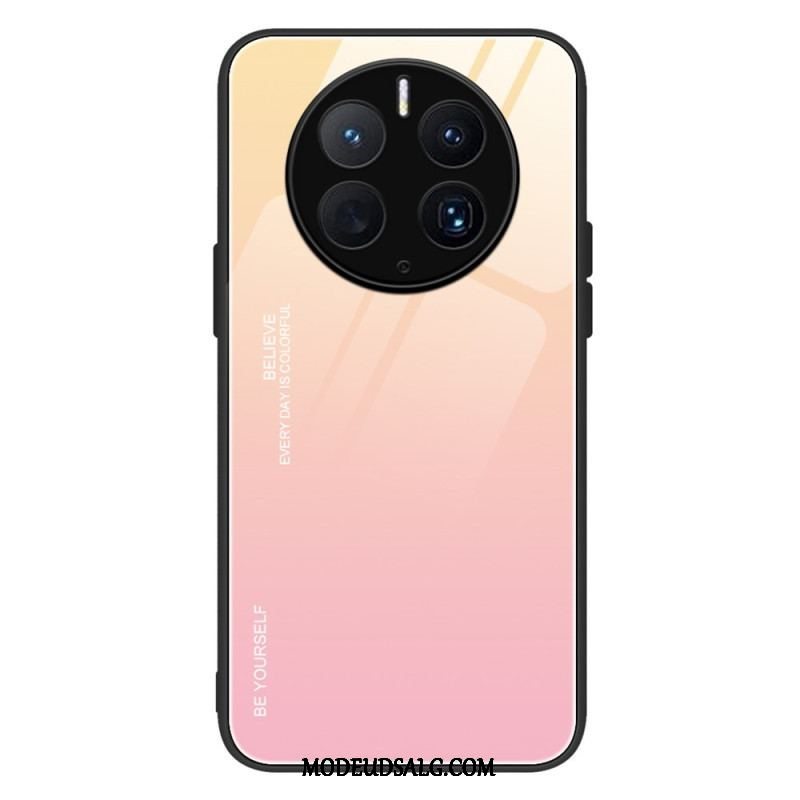 Cover Huawei Mate 50 Pro Hærdet Glas Vær Dig Selv