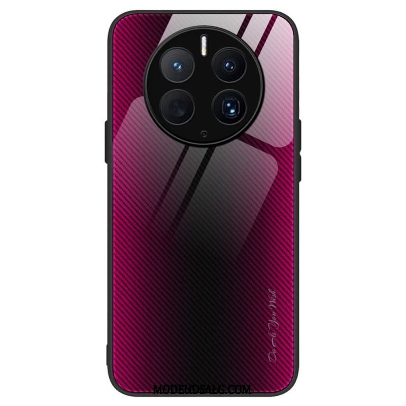 Cover Huawei Mate 50 Pro Kulfiber Hærdet Glas