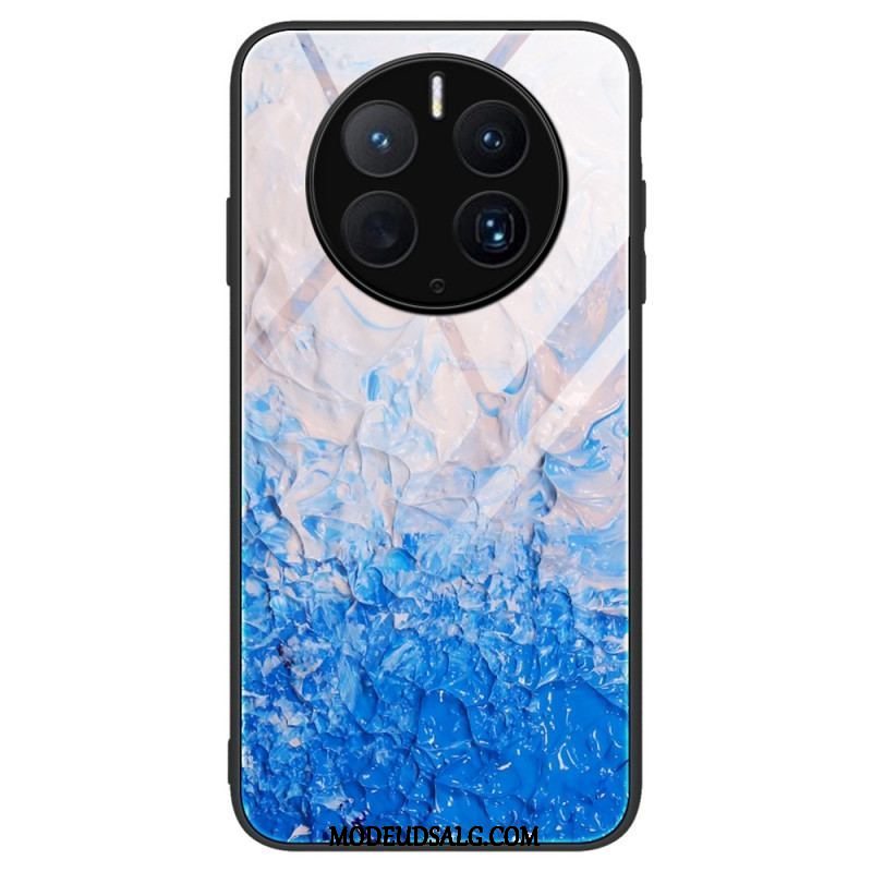 Cover Huawei Mate 50 Pro Stilfuldt Marmor Hærdet Glas