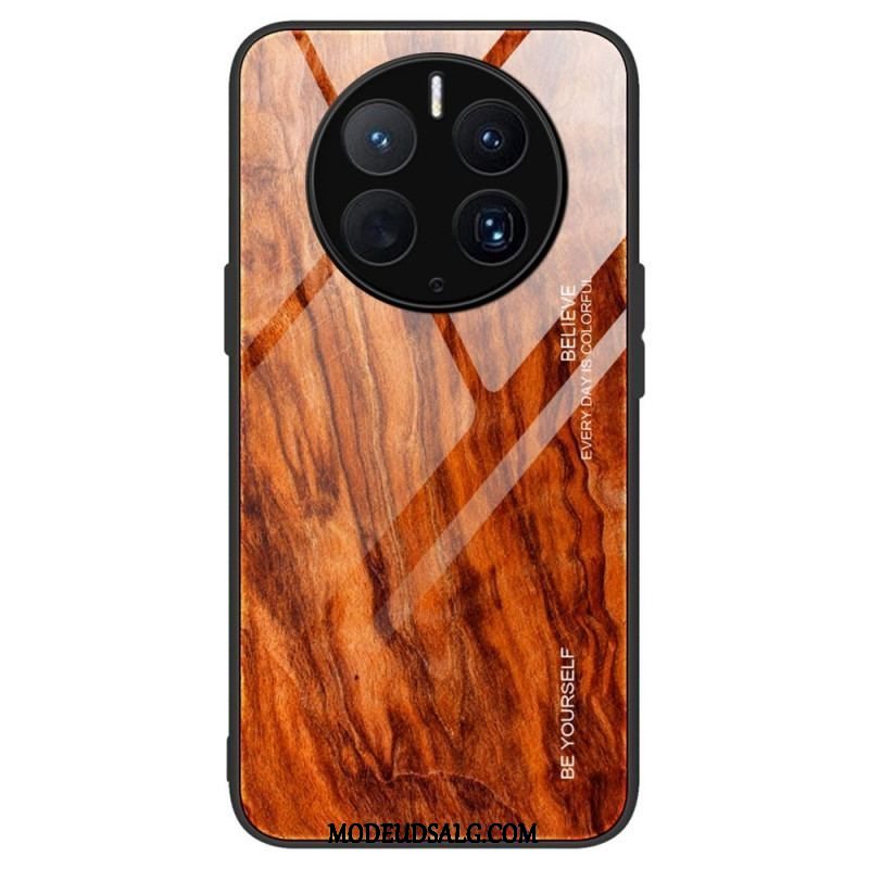 Cover Huawei Mate 50 Pro Trædesign Hærdet Glas