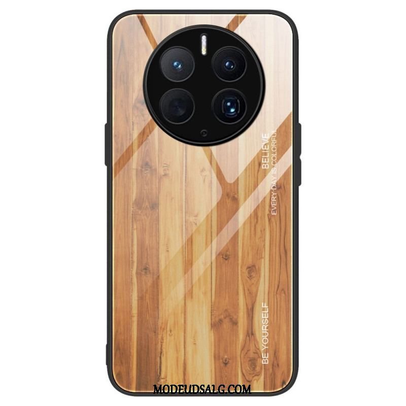 Cover Huawei Mate 50 Pro Trædesign Hærdet Glas