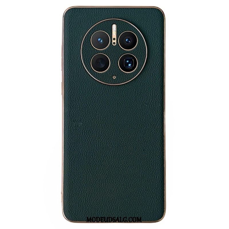 Cover Huawei Mate 50 Pro Ægte Læder Elegance