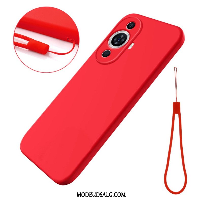 Cover Huawei Nova 11 Pro Flydende Silikone Strop