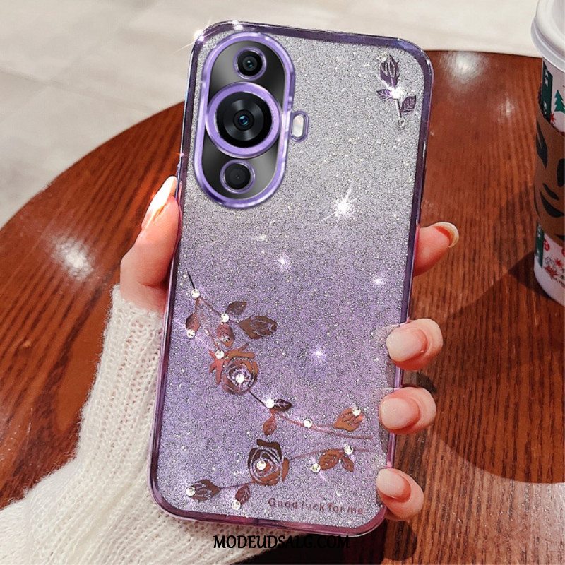 Cover Huawei Nova 11 Pro Kadem Rhinsten Blomster