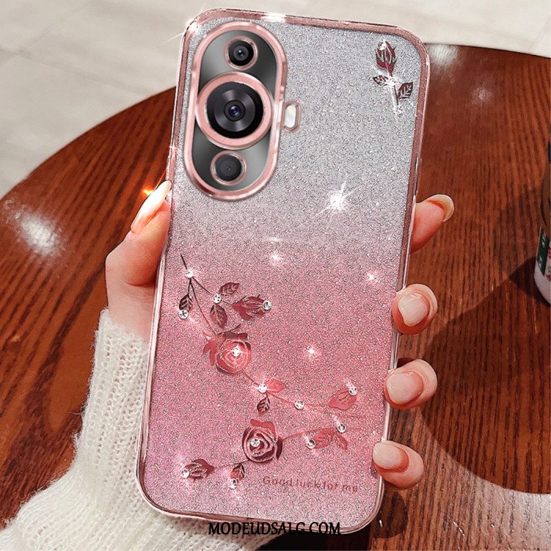 Cover Huawei Nova 11 Pro Kadem Rhinsten Blomster