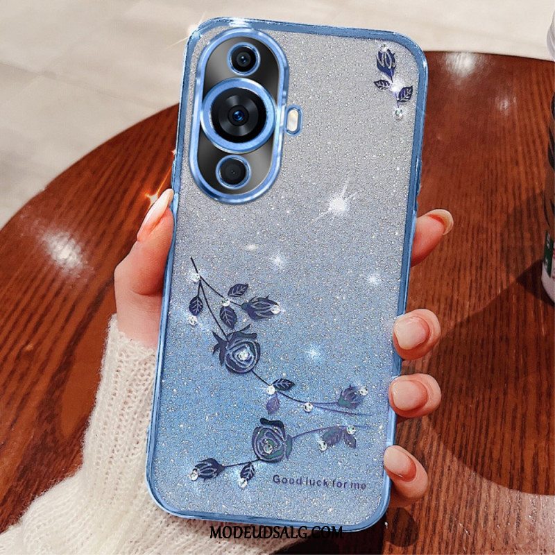 Cover Huawei Nova 11 Pro Kadem Rhinsten Blomster