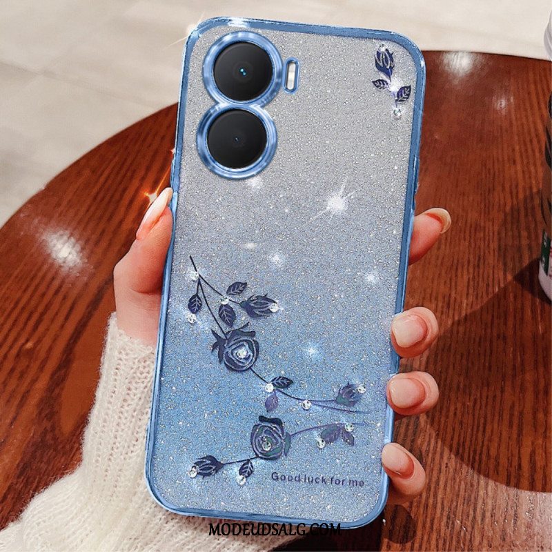 Cover Huawei Nova 12 Se Blomster Og Rhinsten Kadem