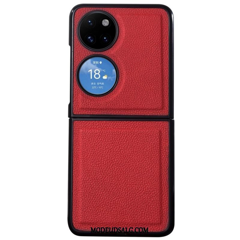 Cover Huawei P50 Pocket Ægte Læder Design