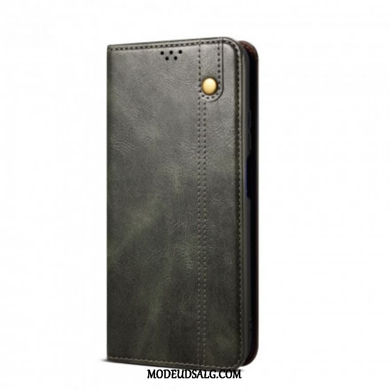 Cover Huawei P50 Pro Flip Cover Voksbehandlet Kunstlæder