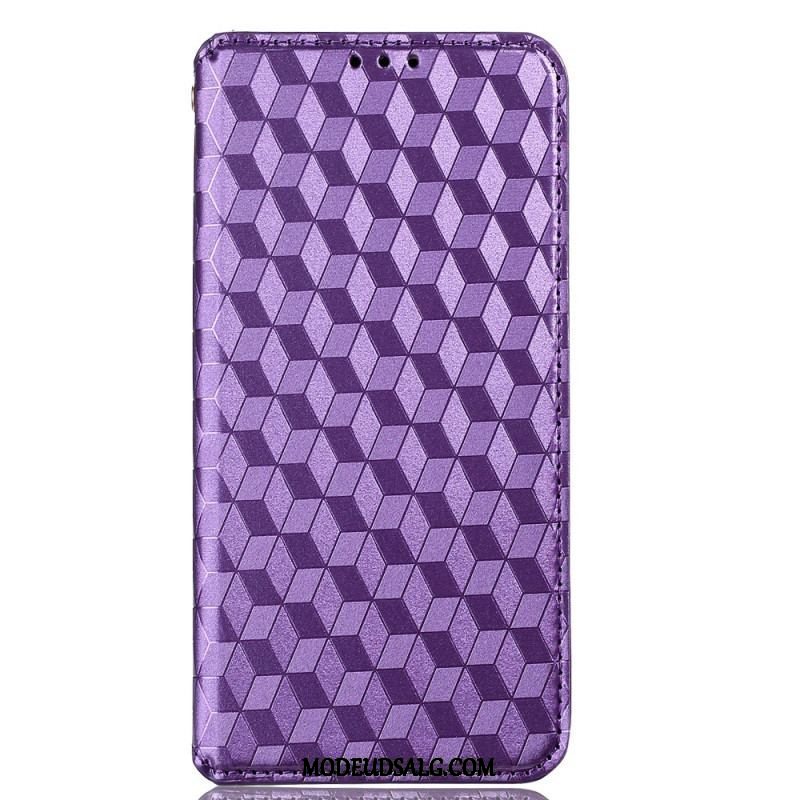 Cover Huawei P60 Pro Flip Cover 3d-mønster