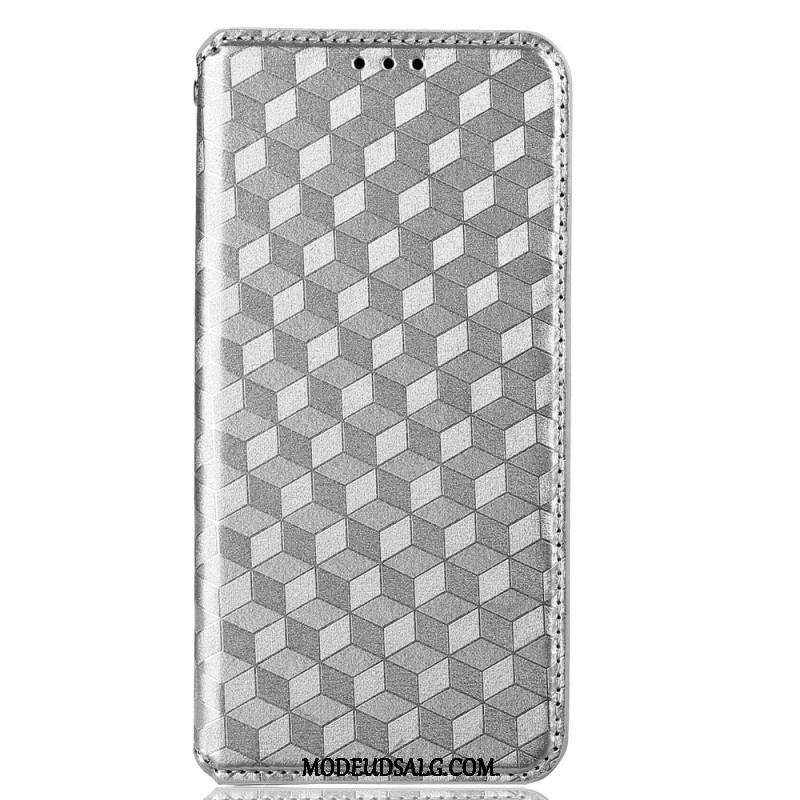 Cover Huawei P60 Pro Flip Cover 3d-mønster