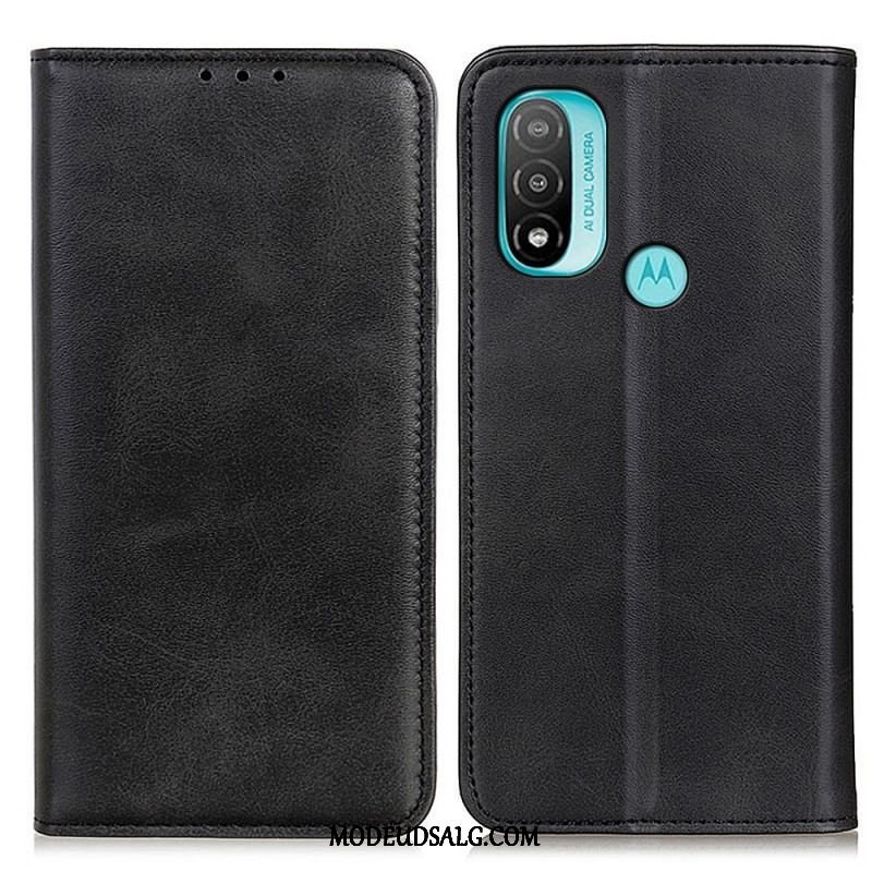 Cover Moto E40 / E30 / E20 Flip Cover Elegance Split Læder