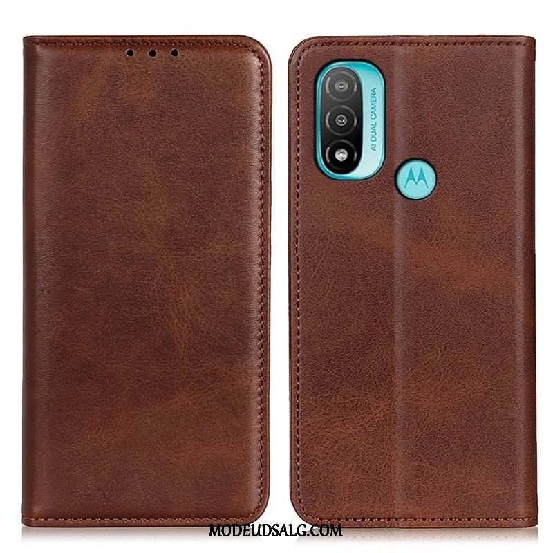 Cover Moto E40 / E30 / E20 Flip Cover Elegance Split Læder