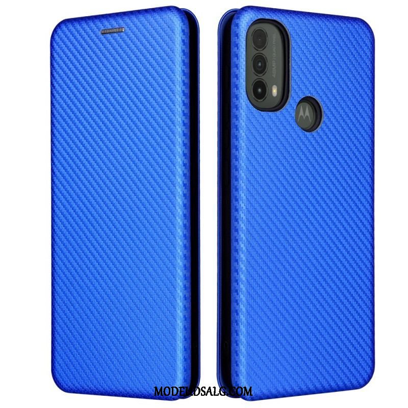 Cover Moto E40 / E30 / E20 Flip Cover Kulfiber