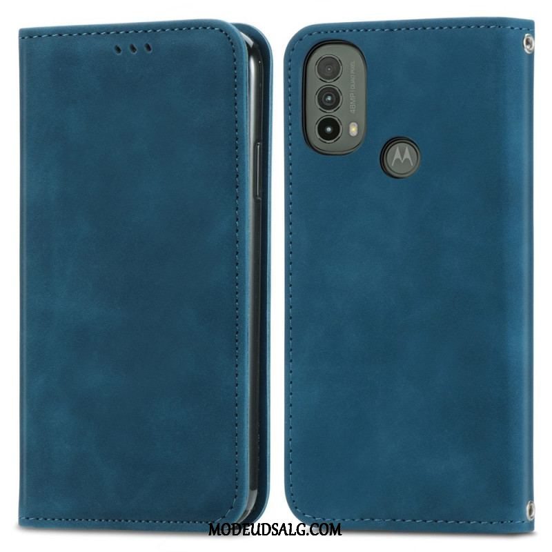 Cover Moto E40 / E30 / E20 Flip Cover Skin-touch Design