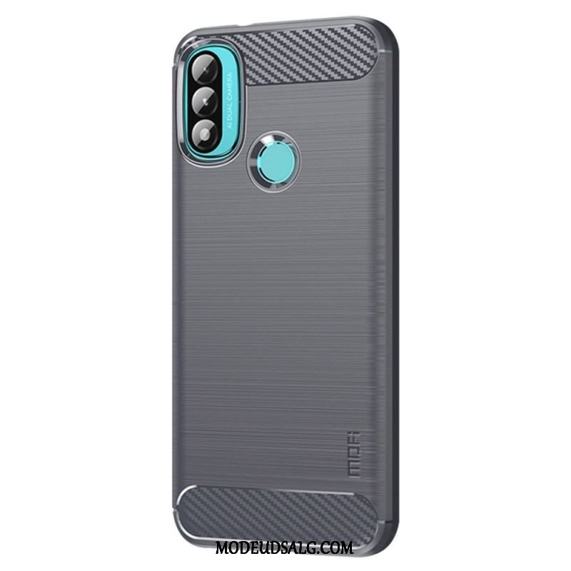 Cover Moto E40 / E30 / E20 Mofi Børstet Kulfiber