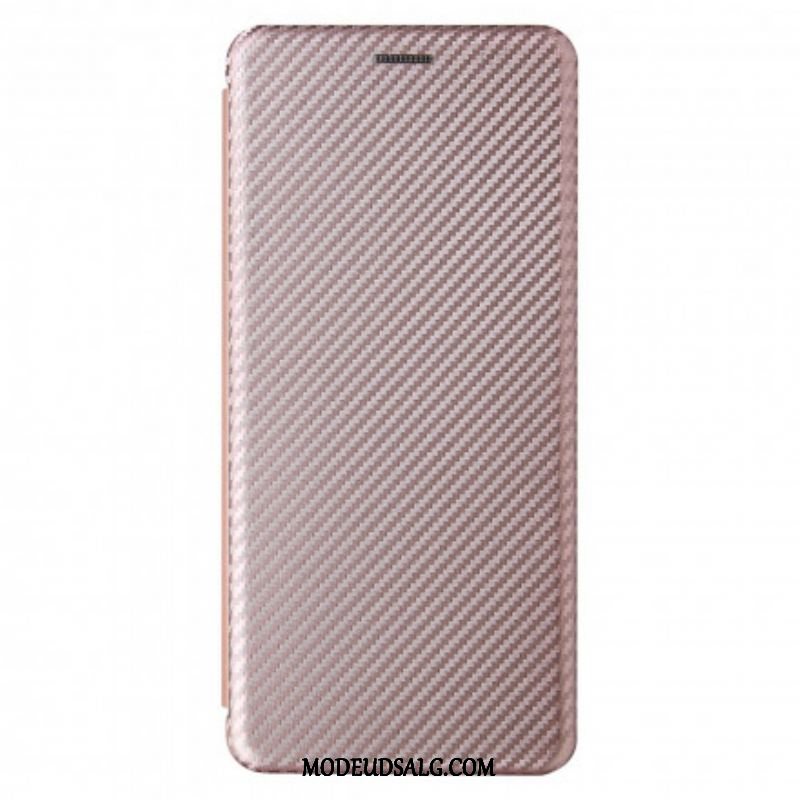 Cover Moto G100 Flip Cover Silikone Carbon