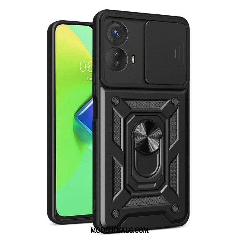 Cover Moto G73 5G Ring-støtte Og Linsebeskytter