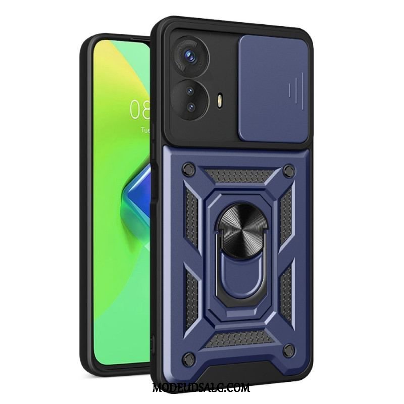 Cover Moto G73 5G Ring-støtte Og Linsebeskytter