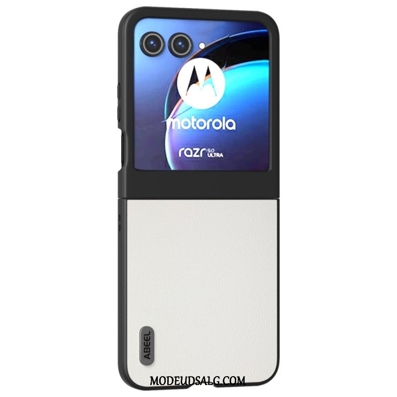 Cover Motorola Razr 50 Abeel Læderstil