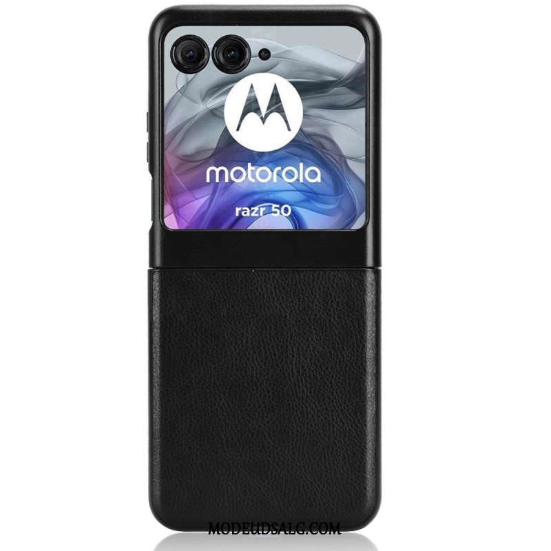 Cover Motorola Razr 50 Lædereffekt