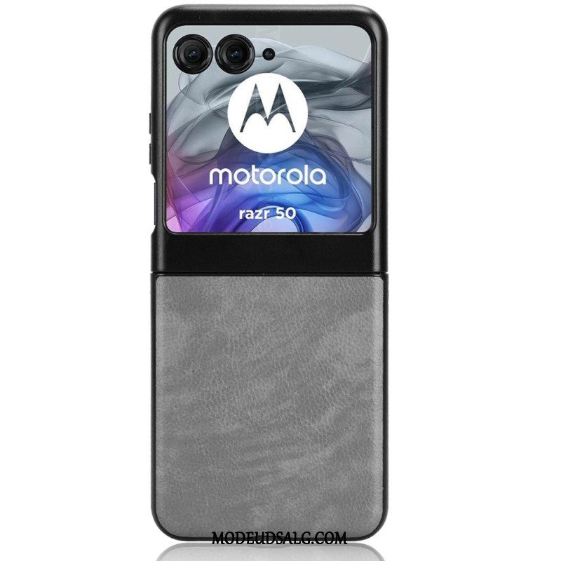 Cover Motorola Razr 50 Lædereffekt