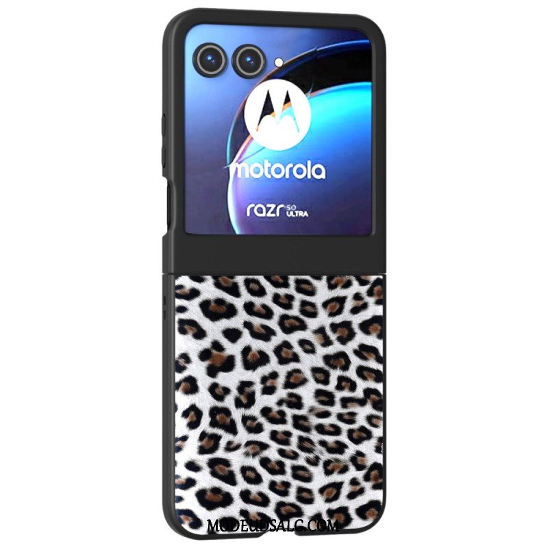 Cover Motorola Razr 50 Telefon Etui Leopard