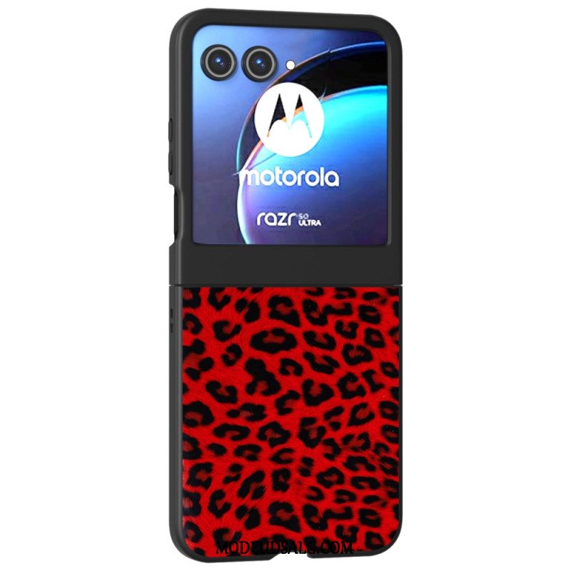 Cover Motorola Razr 50 Telefon Etui Leopard