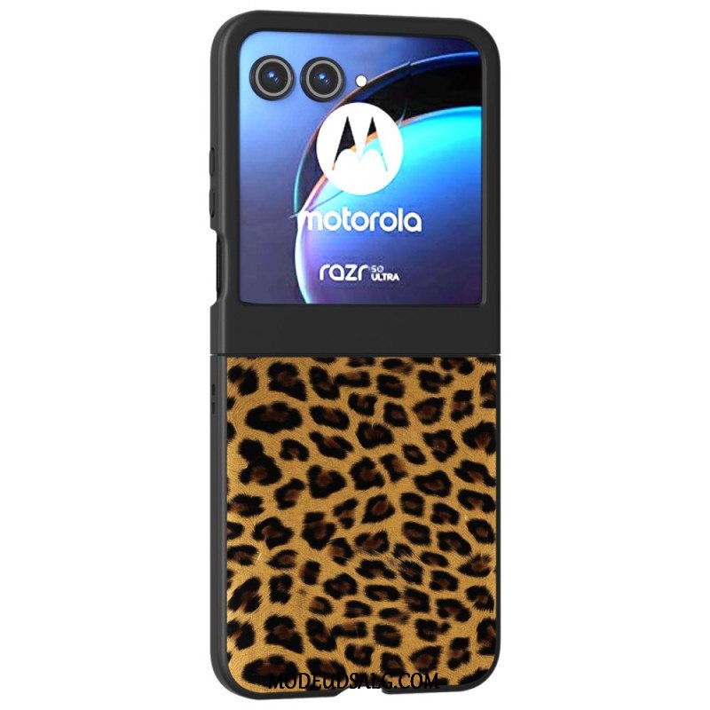 Cover Motorola Razr 50 Telefon Etui Leopard