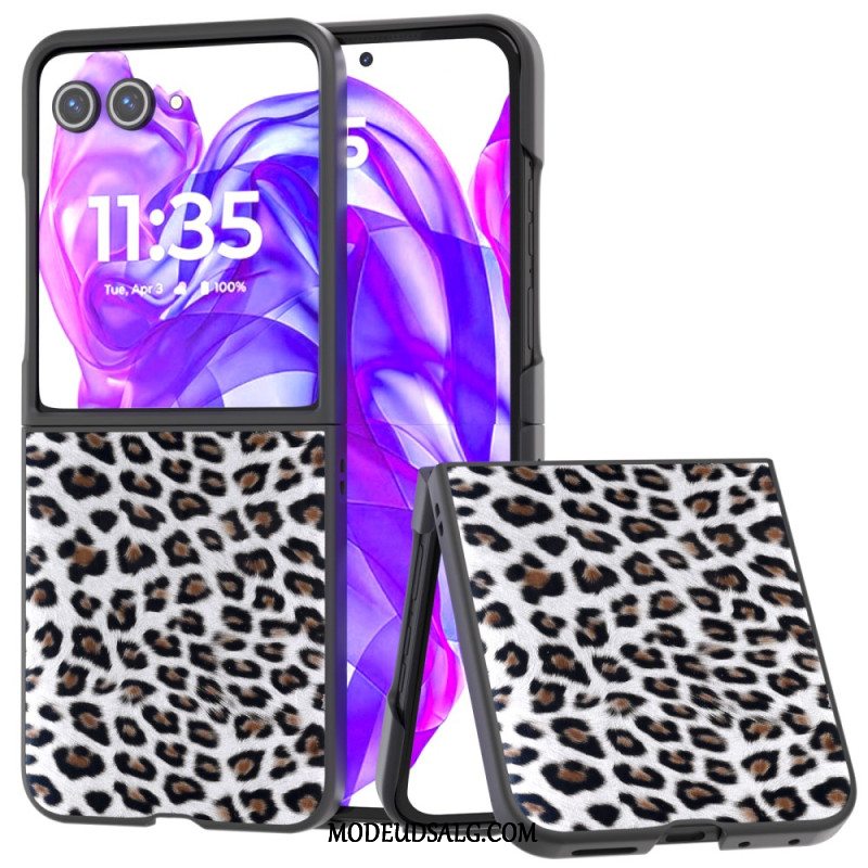 Cover Motorola Razr 50 Ultra Leopardmønster