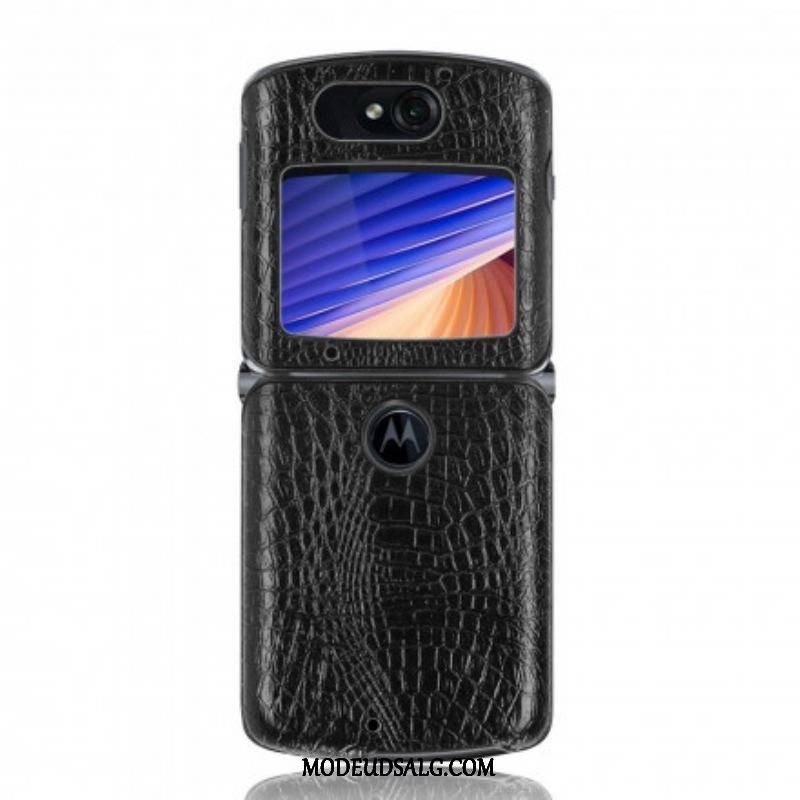 Cover Motorola Razr 5G Krokodillehudseffekt