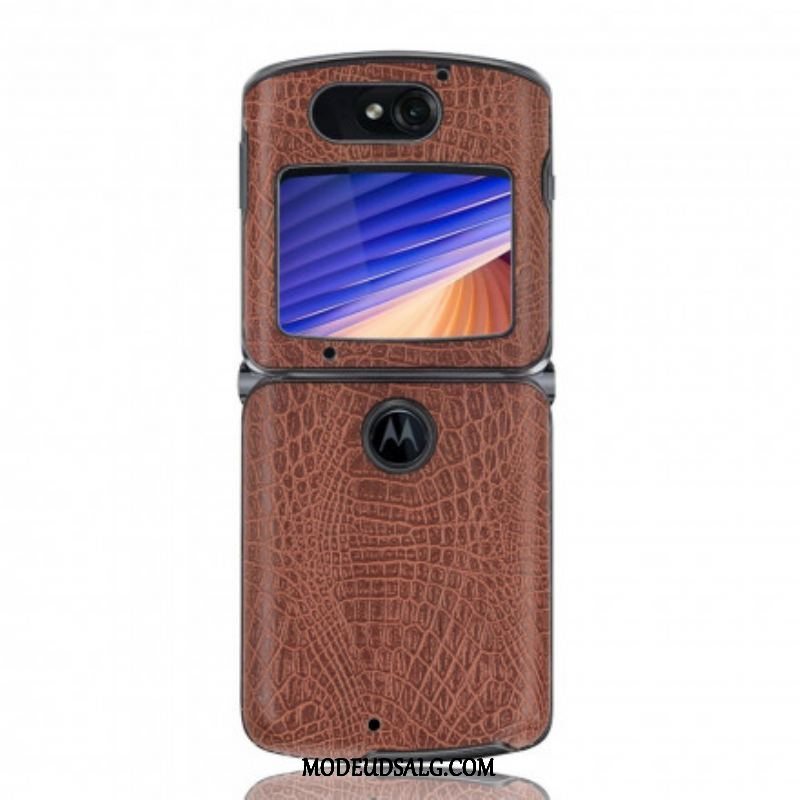 Cover Motorola Razr 5G Krokodillehudseffekt