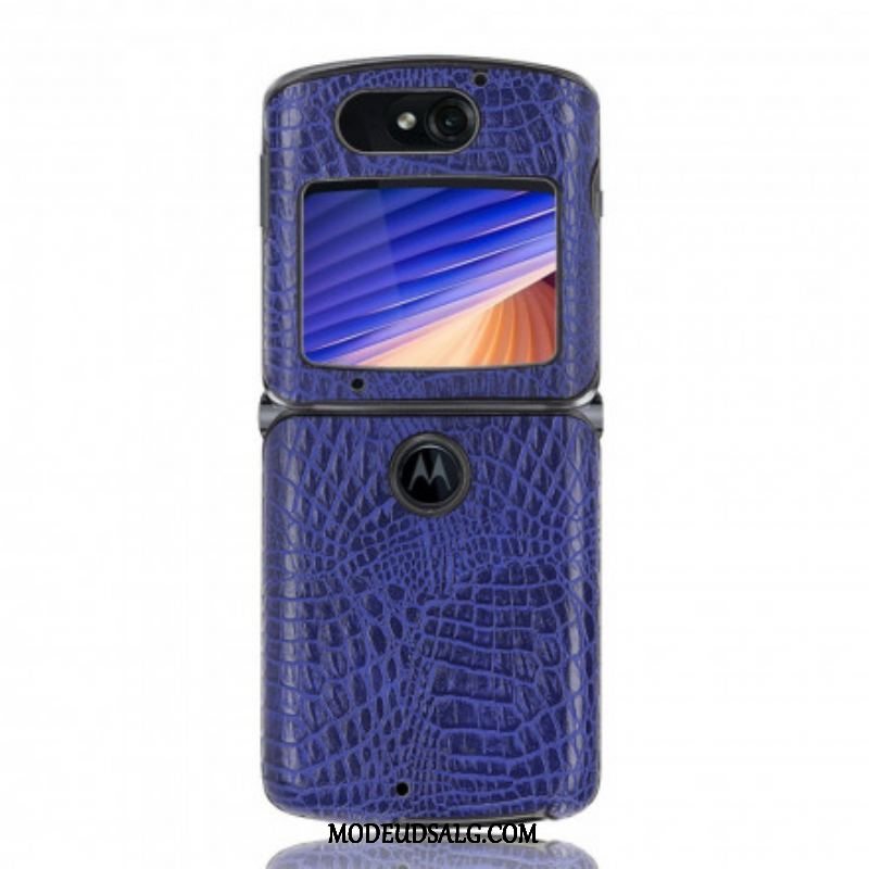 Cover Motorola Razr 5G Krokodillehudseffekt