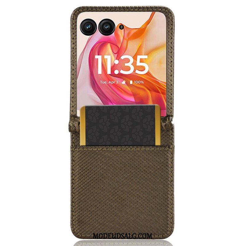 Cover Motorola Razr Plus 2024 Telefon Etui Kortholder