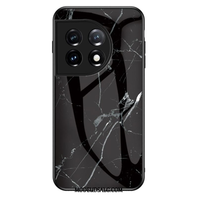 Cover OnePlus 11 5G Marmor Hærdet Glas