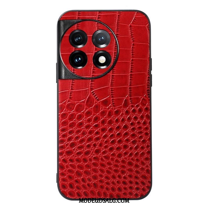 Cover OnePlus 11 5G Ægte Crocodile Texture Læder